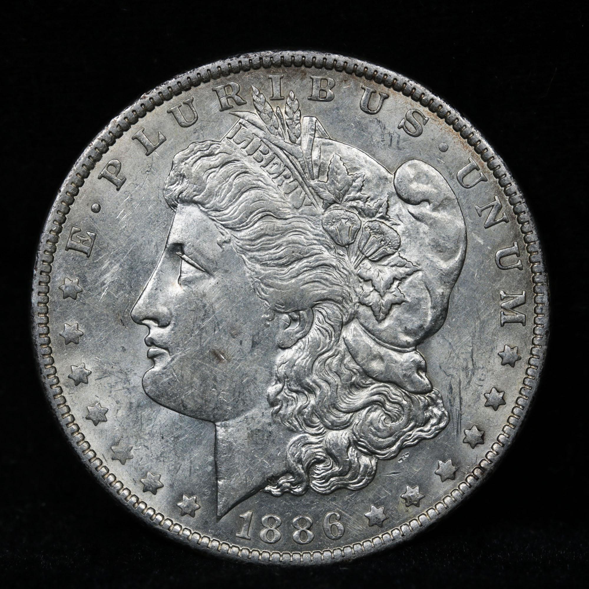 ***Auction Highlight*** 1886-o Morgan Dollar $1 Graded Choice Unc By USCG (fc)