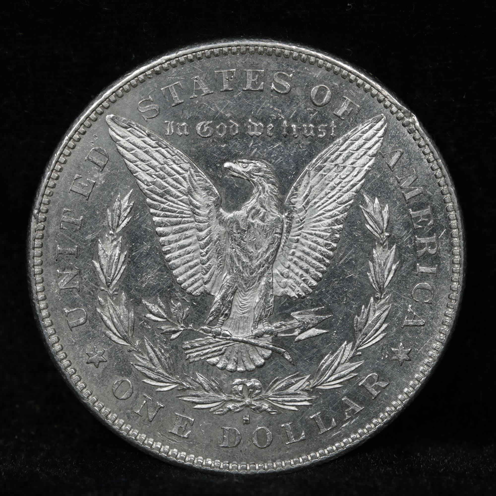 ***Auction Highlight*** 1879-s rev '78 Morgan Dollar $1 Graded Select Unc+ DMPL By USCG (fc)