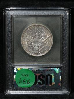 ***Auction Highlight*** 1901-p Barber Half Dollars 50c Graded Select Unc By USCG (fc)