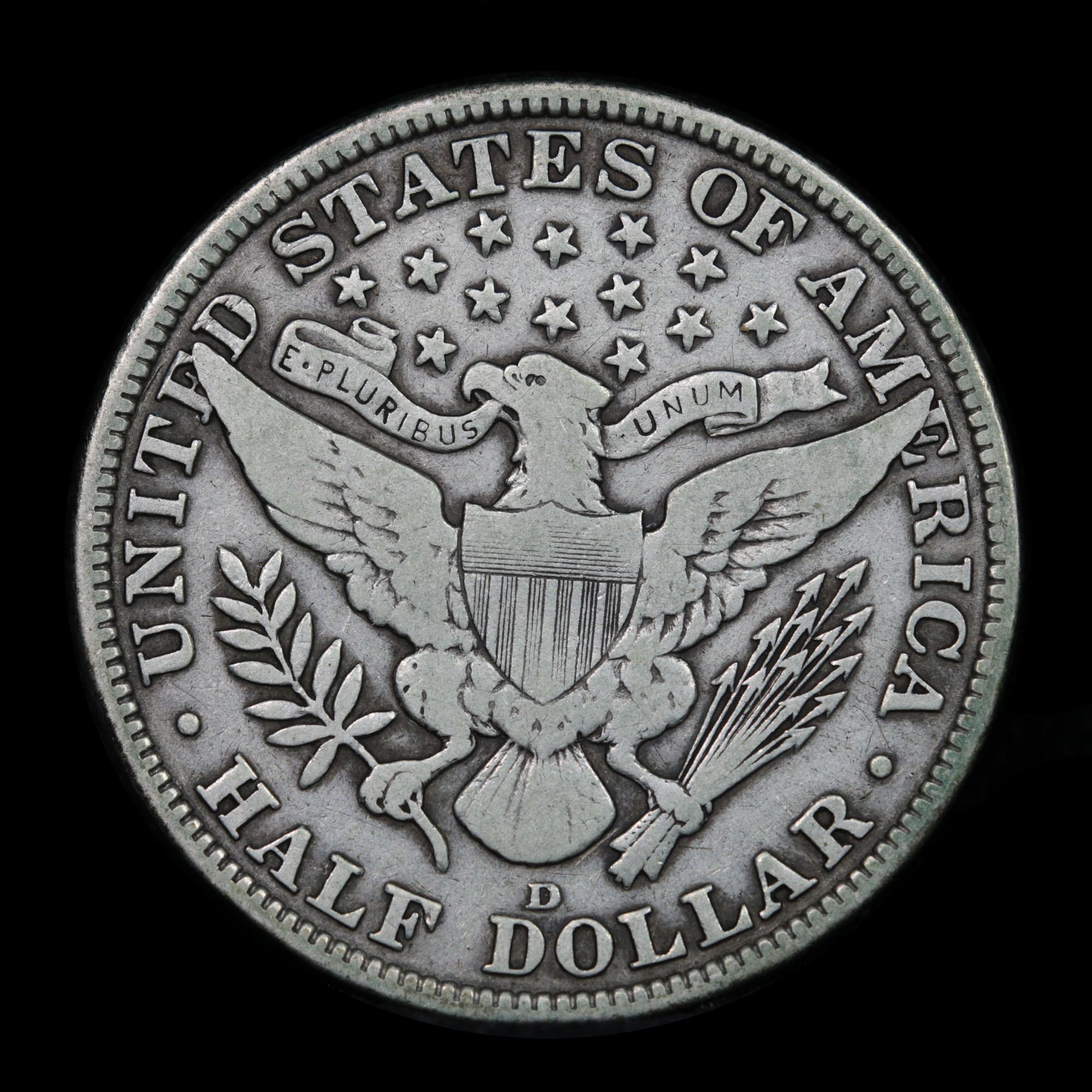 1915-d Barber Half Dollars 50c Grades vf, very fine