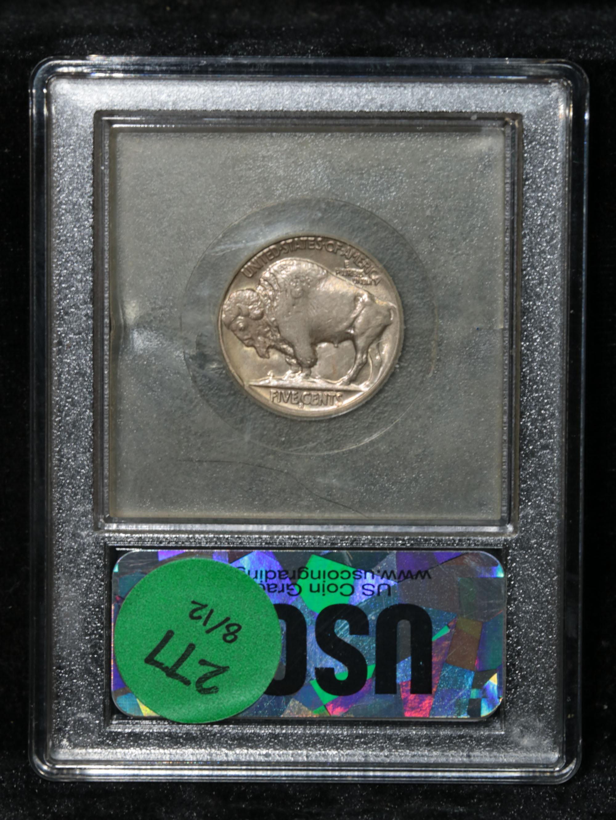 ***Auction Highlight*** 1913-s ty2 Buffalo Nickel 5c Graded Select Unc By USCG (fc)