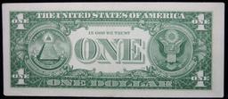 ***Star Note 1957B $1 Blue Seal Silver Certificate Grades Gem CU