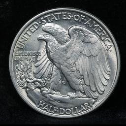 1944-p Walking Liberty Half Dollar 50c Grades GEM+ Unc