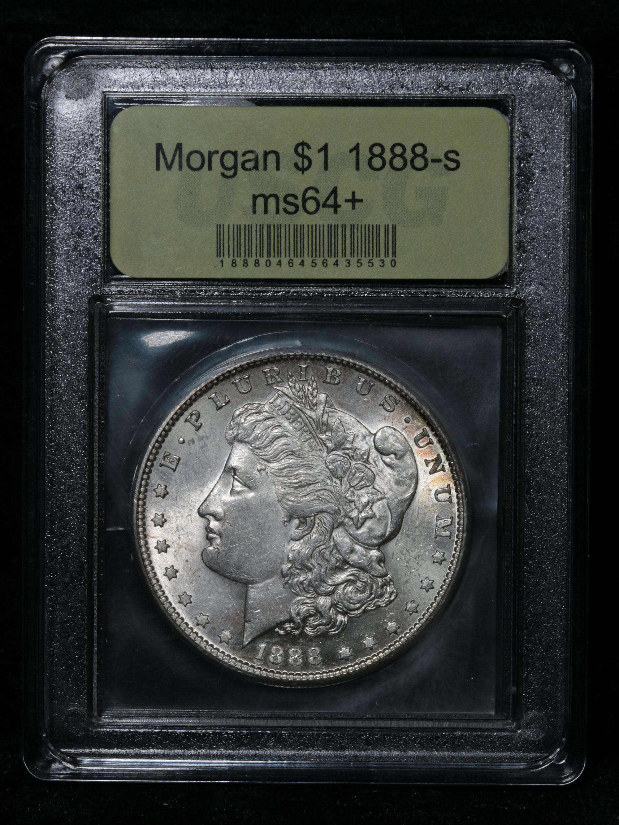 ***Auction Highlight*** 1888-s Morgan Dollar $1 Graded Choice+ Unc By USCG (fc)