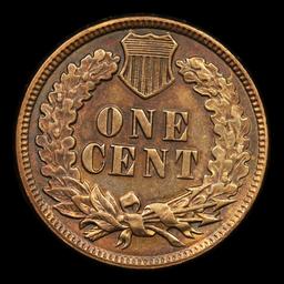 ***Auction Highlight*** 1888 Indian Cent 1c Graded GEM Unc RB By USCG (fc)