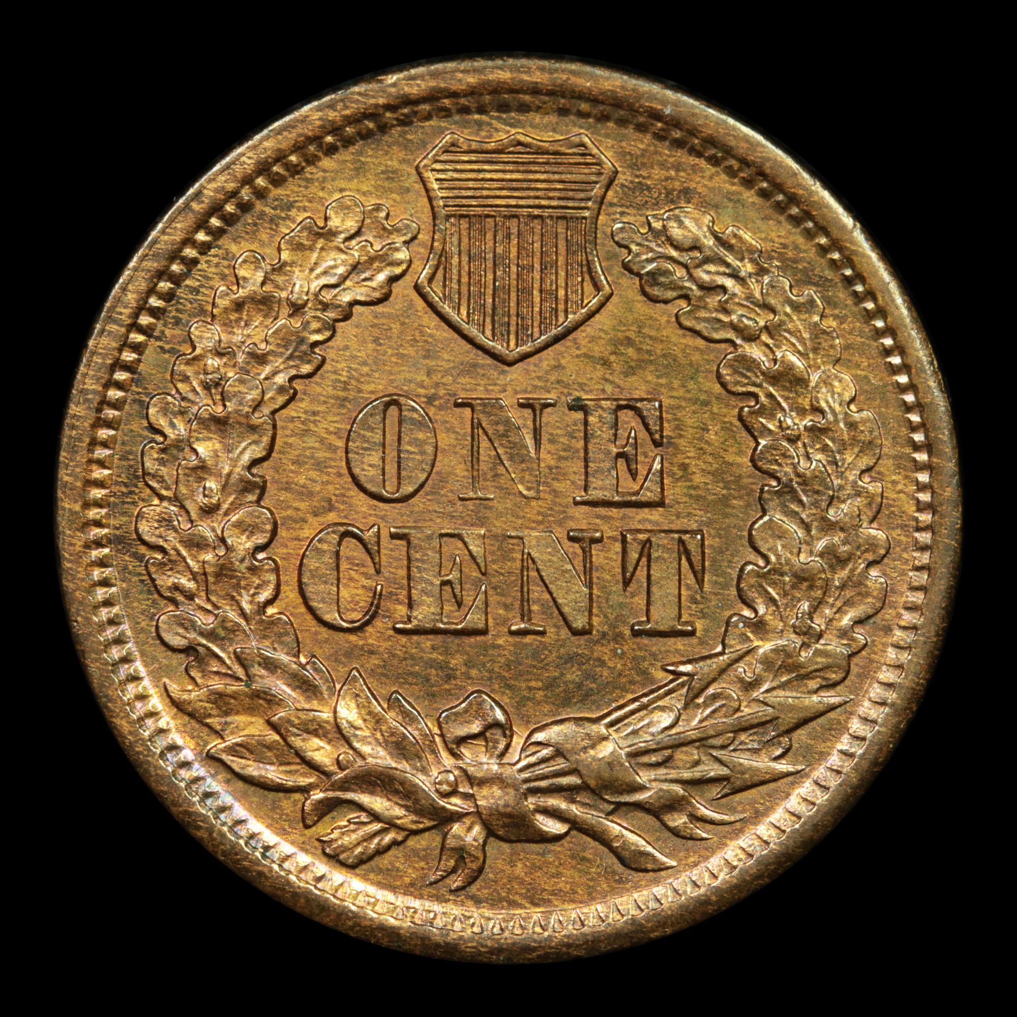 ***Auction Highlight*** 1864 Bronze Indian Cent 1c Graded GEM Unc RD By USCG (fc)