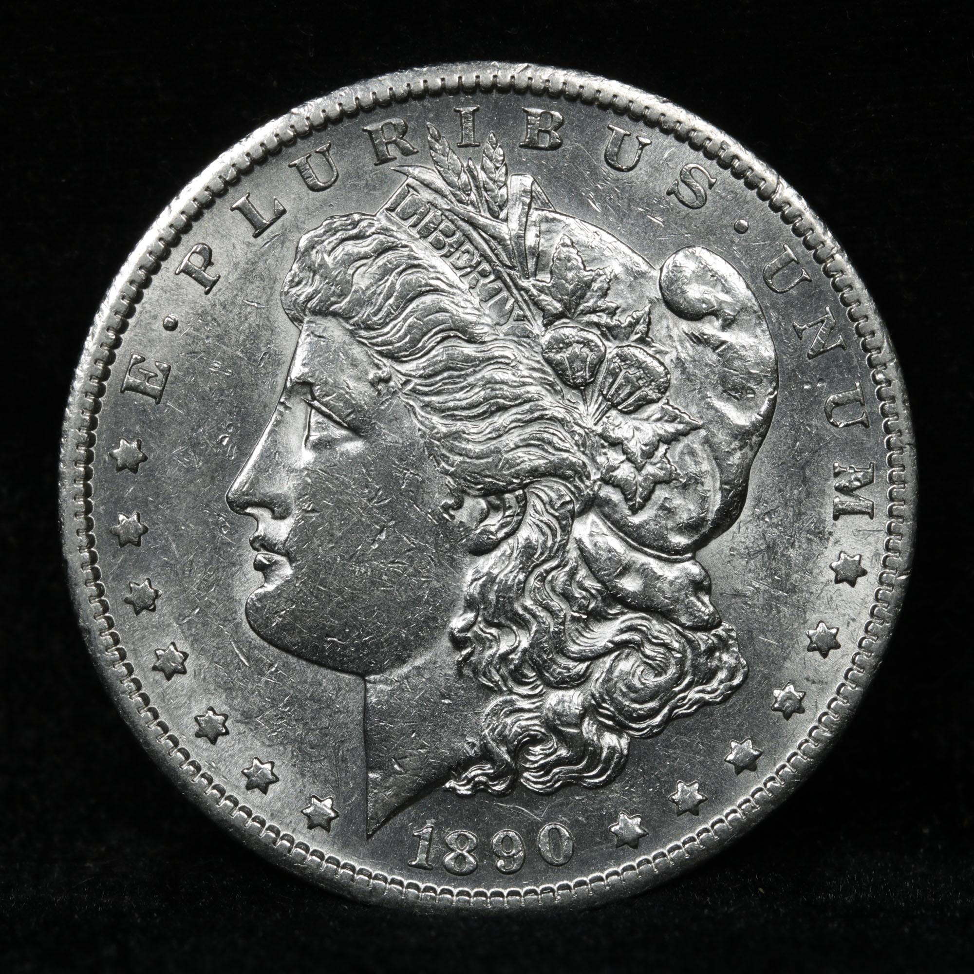 1890-s Morgan Dollar $1 Grades Select Unc