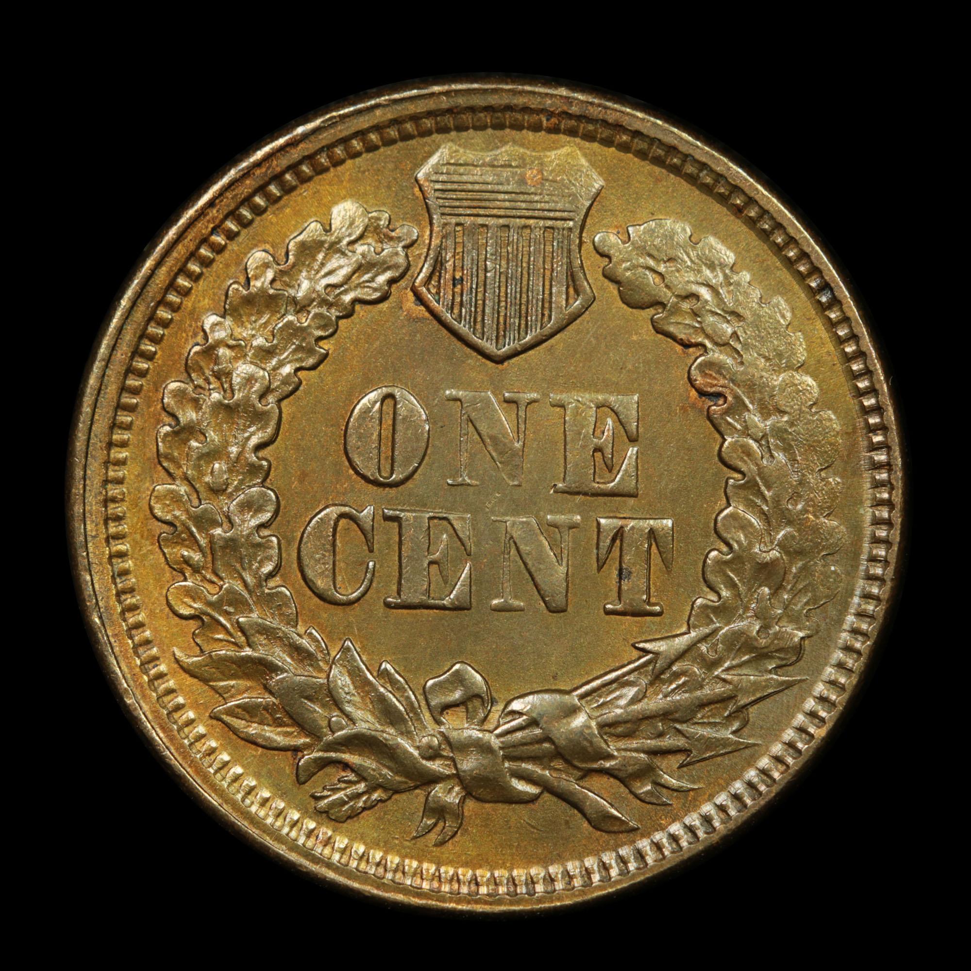 ***Auction Highlight*** 1867 Indian Cent 1c Graded GEM++ Unc RB By USCG (fc)