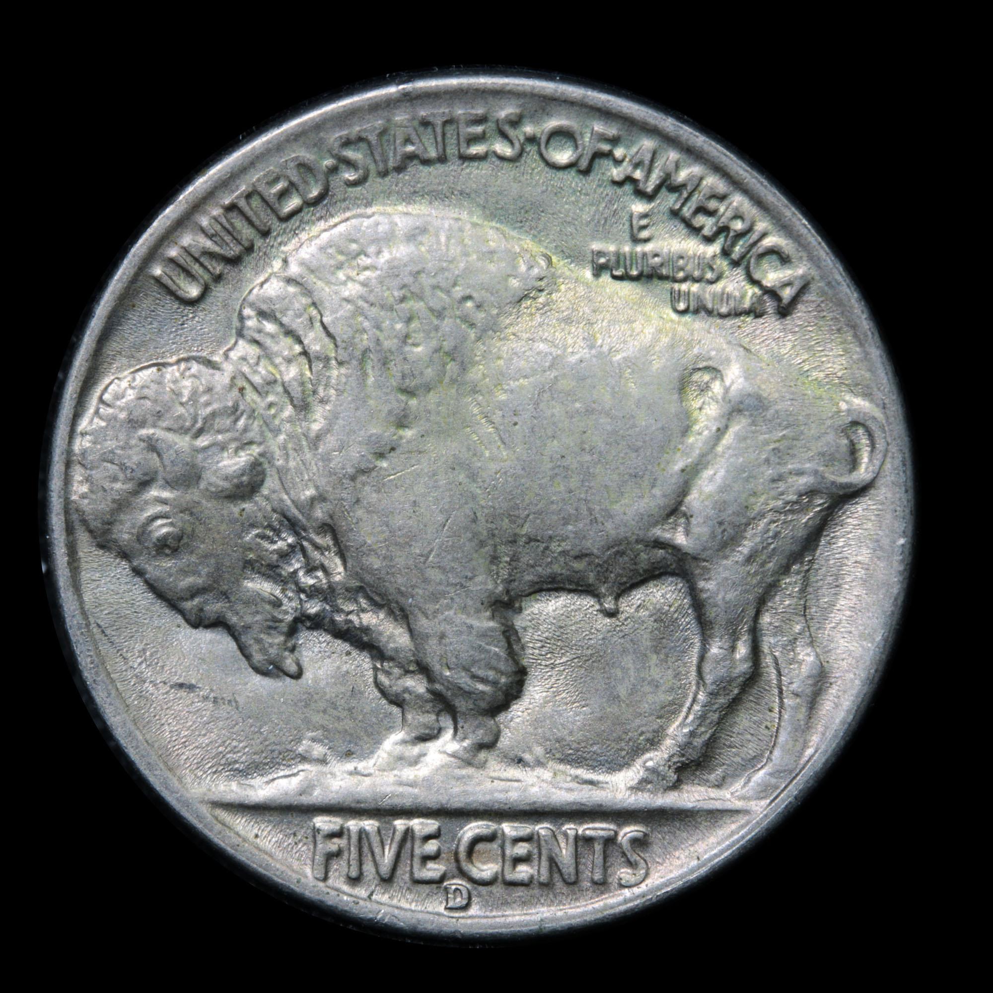 1938-d Buffalo Nickel 5c Grades Choice Unc