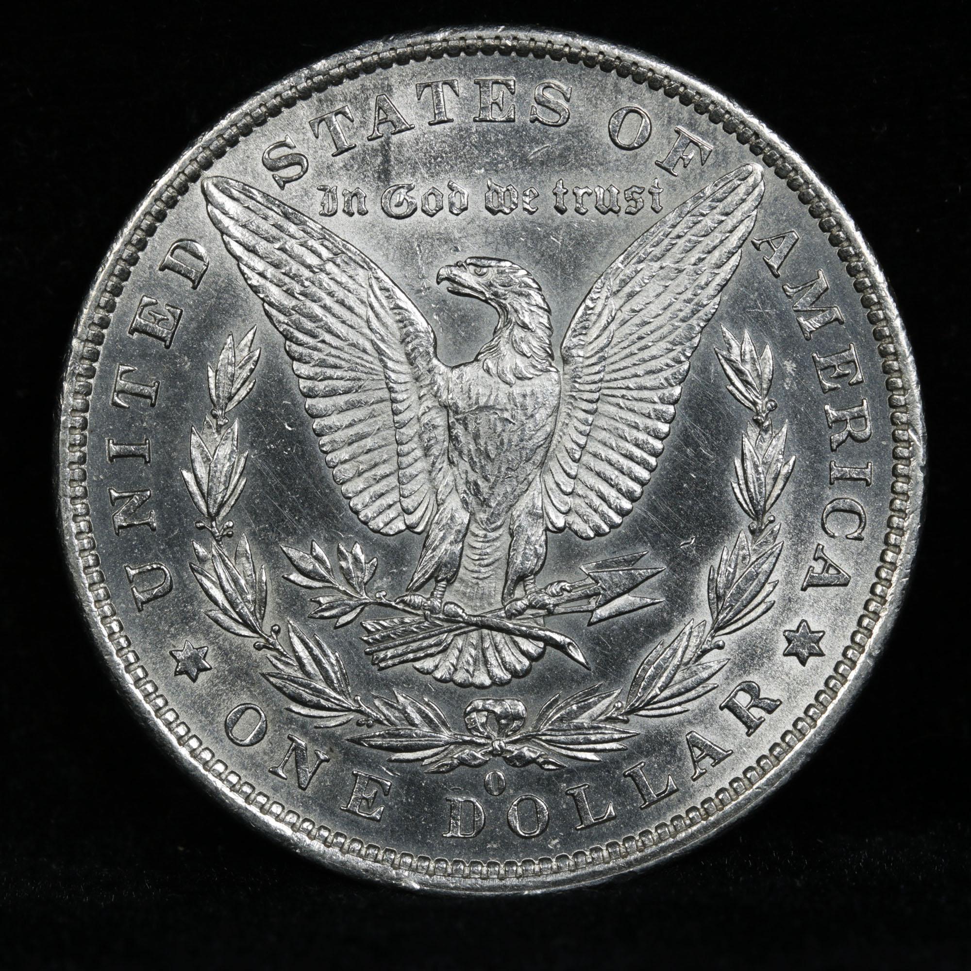 ***Auction Highlight*** 1879-o Morgan Dollar $1 Grades Choice Unc+ PL (fc)