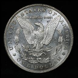 ***Auction Highlight*** 1886-p Morgan Dollar $1 Grades GEM+ UNC DMPL (fc)