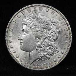 ***Auction Highlight*** 1897-o Morgan Dollar $1 Grades Select Unc (fc)