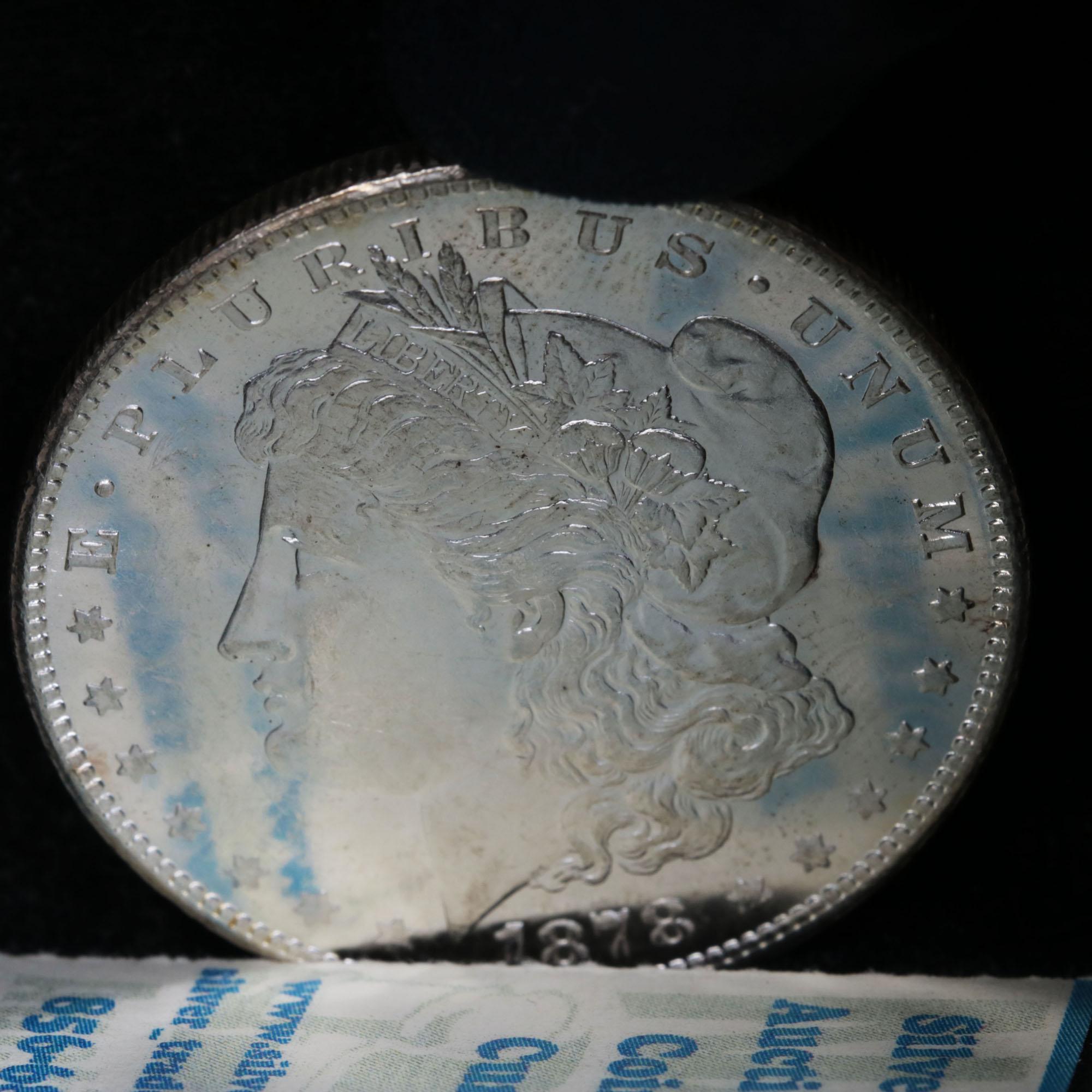 ***Auction Highlight*** 1878-s Morgan Dollar $1 Grades Choice Unc+ DMPL (fc)