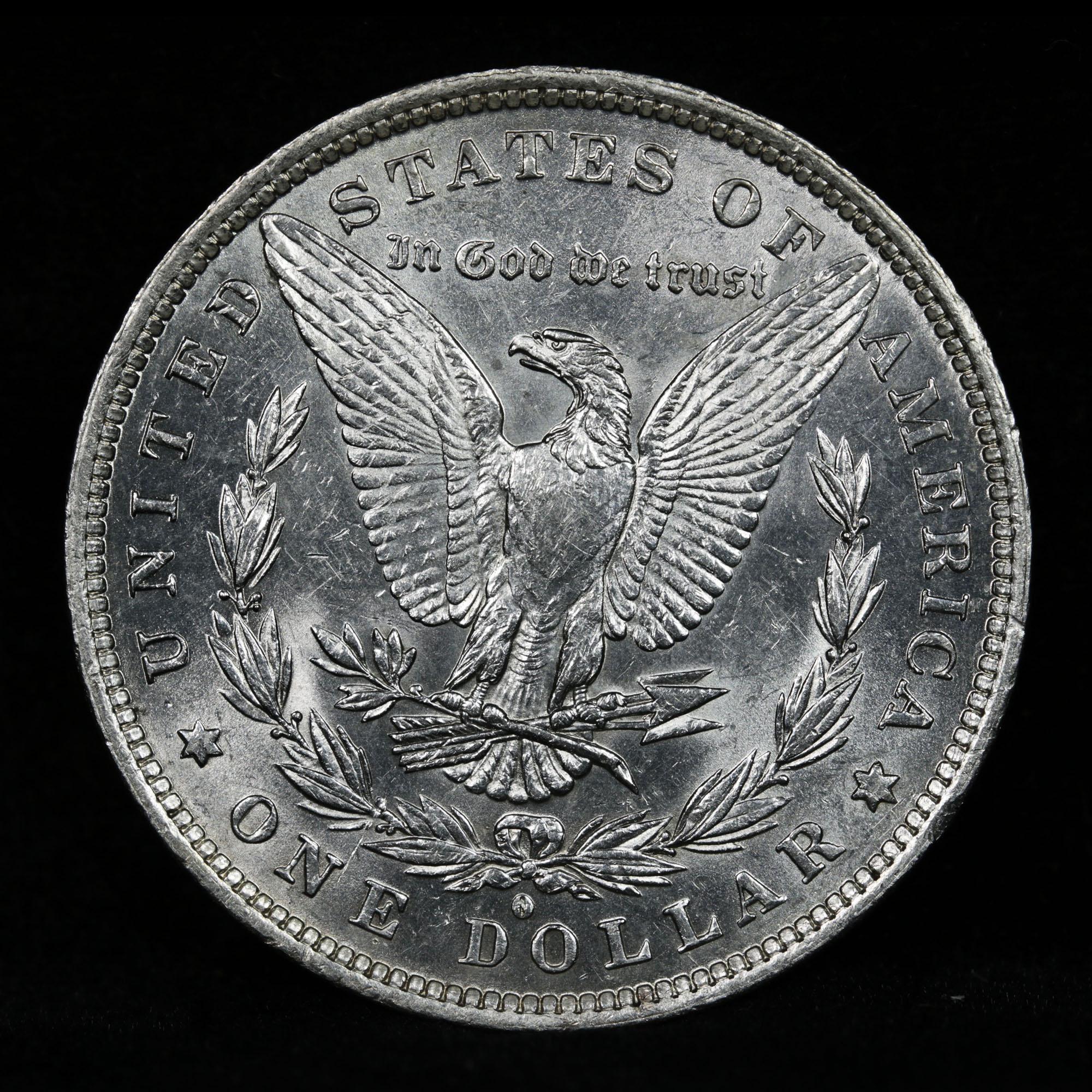 ***Auction Highlight*** 1882-o/s Morgan Dollar $1 Grades Choice+ Unc (fc)