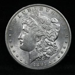 1891-s Morgan Dollar $1 Grades Choice Unc (fc)