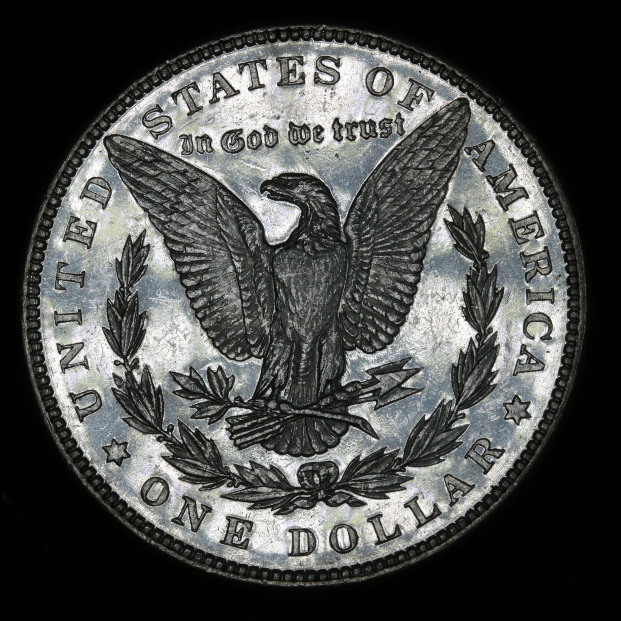 ***Auction Highlight*** 1884-p Morgan Dollar $1 Grades Choice Unc DMPL (fc)