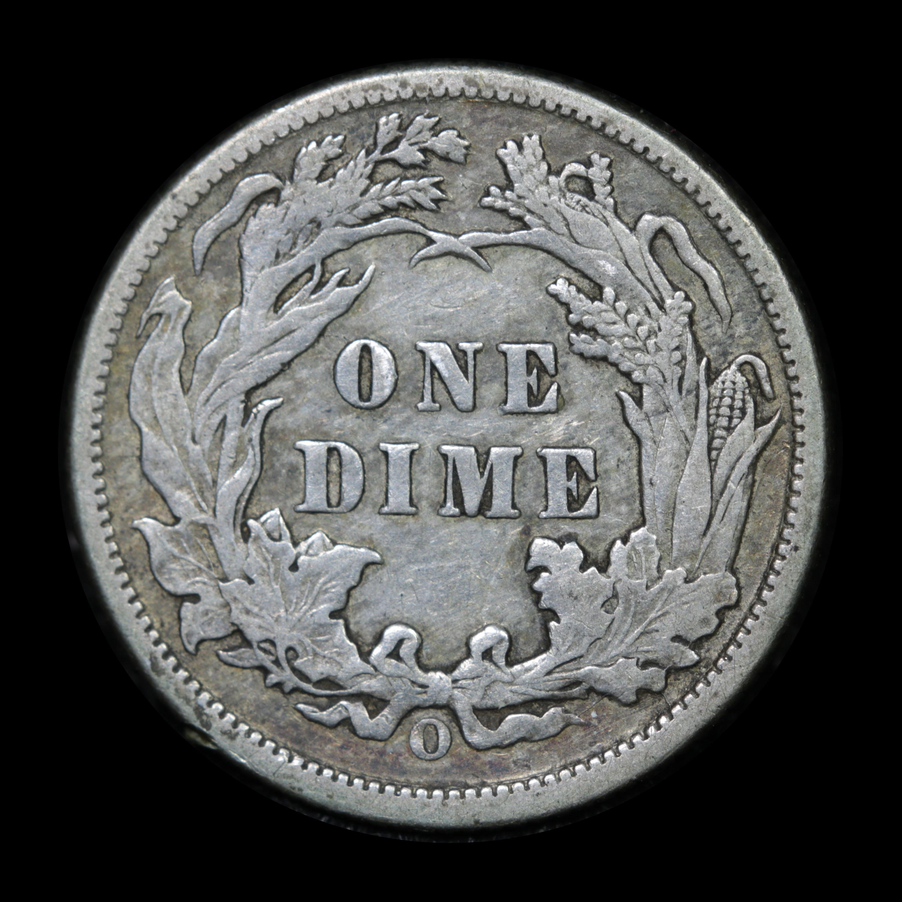 1891-o Seated Liberty Dime 10c Grades xf