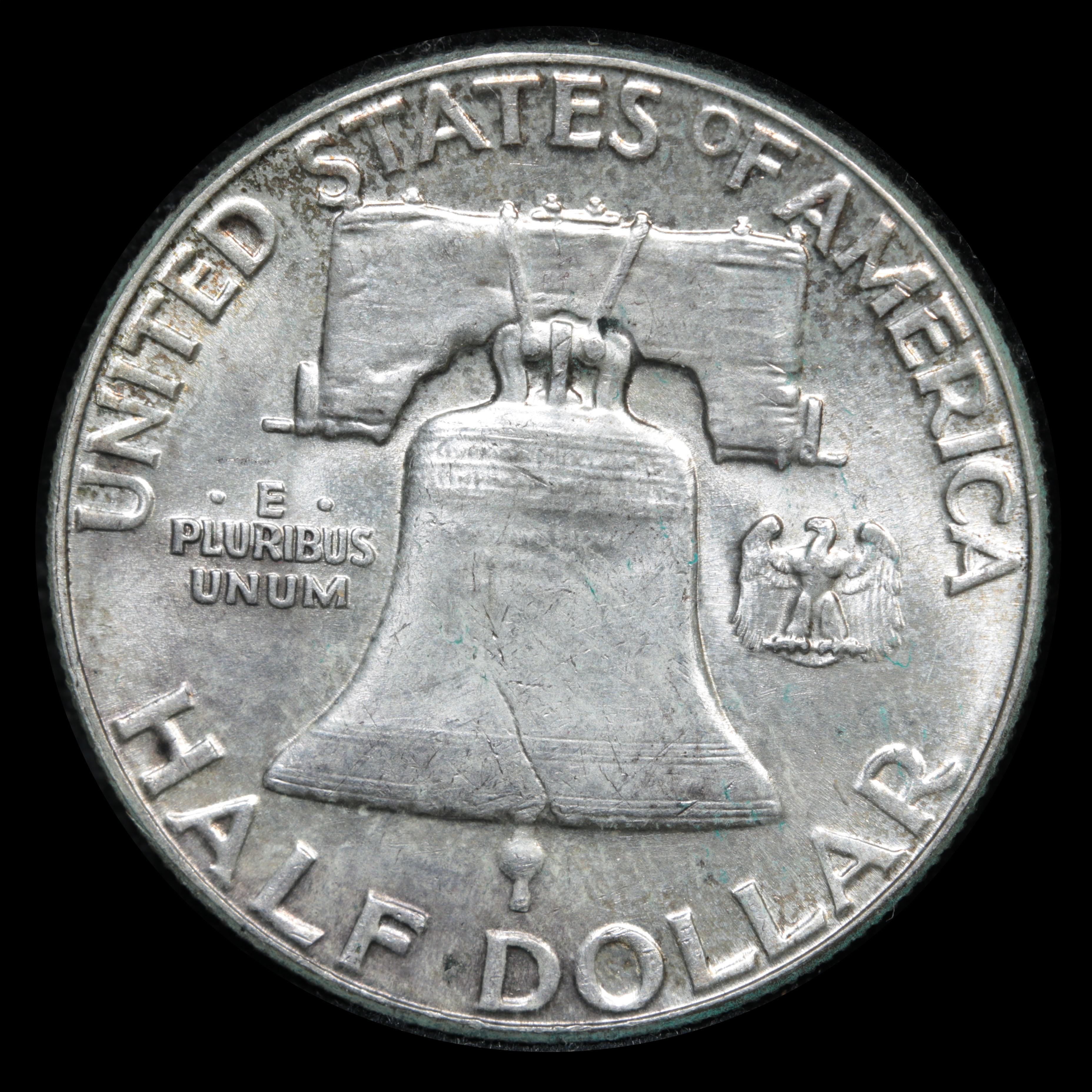 1963-p Franklin Half Dollar 50c Grades Choice AU/BU Slider