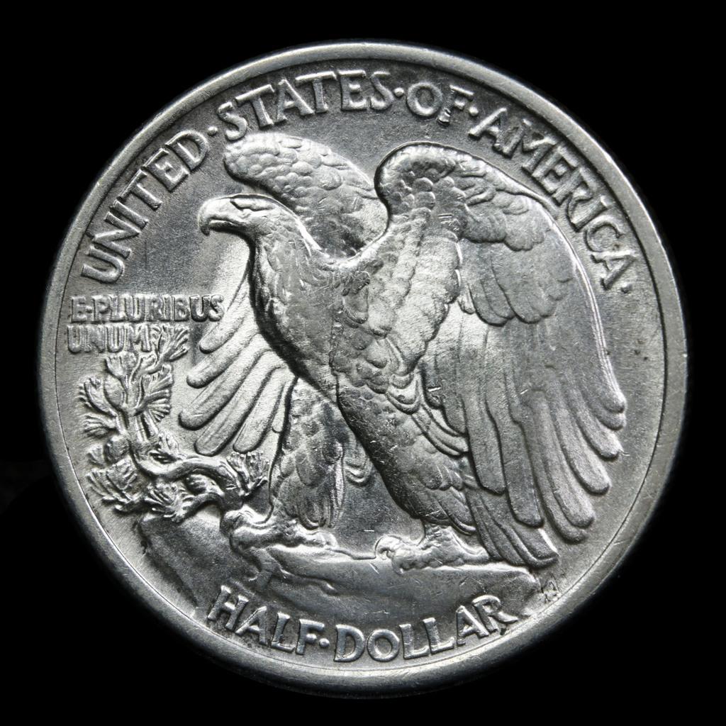 ***Auction Highlight*** 1918-p Walking Liberty Half Dollar 50c Graded Select Unc by USCG (fc)