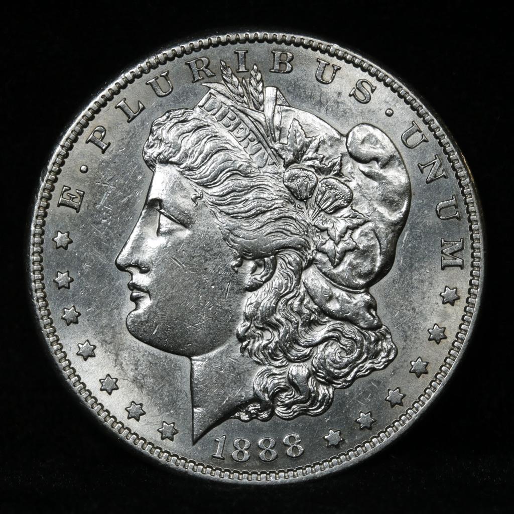 ***Auction Highlight*** 1888-s Morgan Dollar $1 Graded Select+ Unc By USCG (fc)