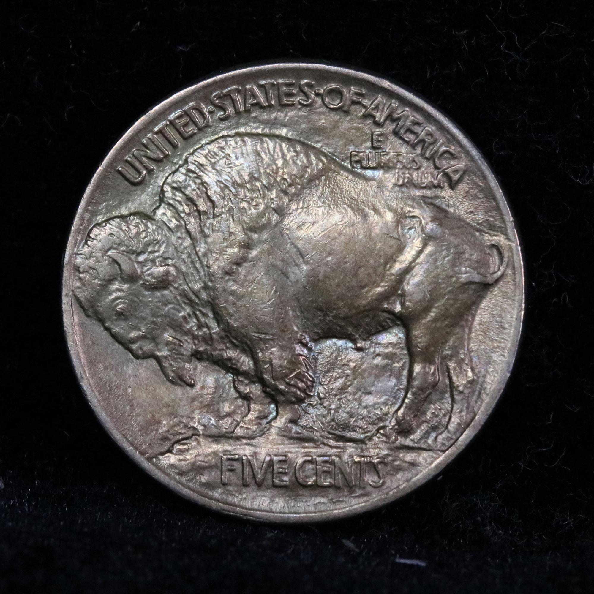 1913-p ty1 Buffalo Nickel 5c Grades Select Unc