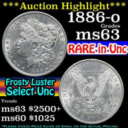 ***Auction Highlight*** 1886-o Morgan Dollar $1 Grades Select Unc (fc)