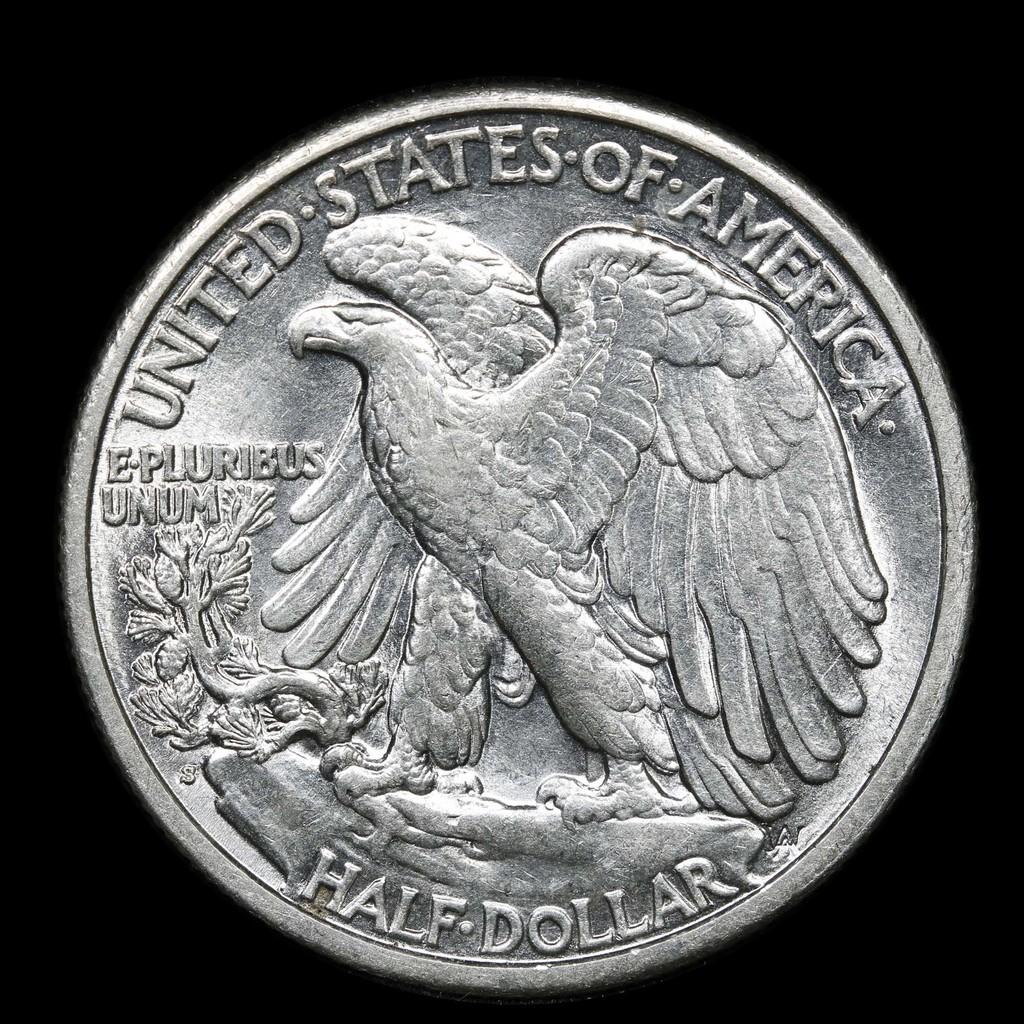 ***Auction Highlight*** 1918-s Walking Liberty Half Dollar 50c Grades Select+ Unc (fc)