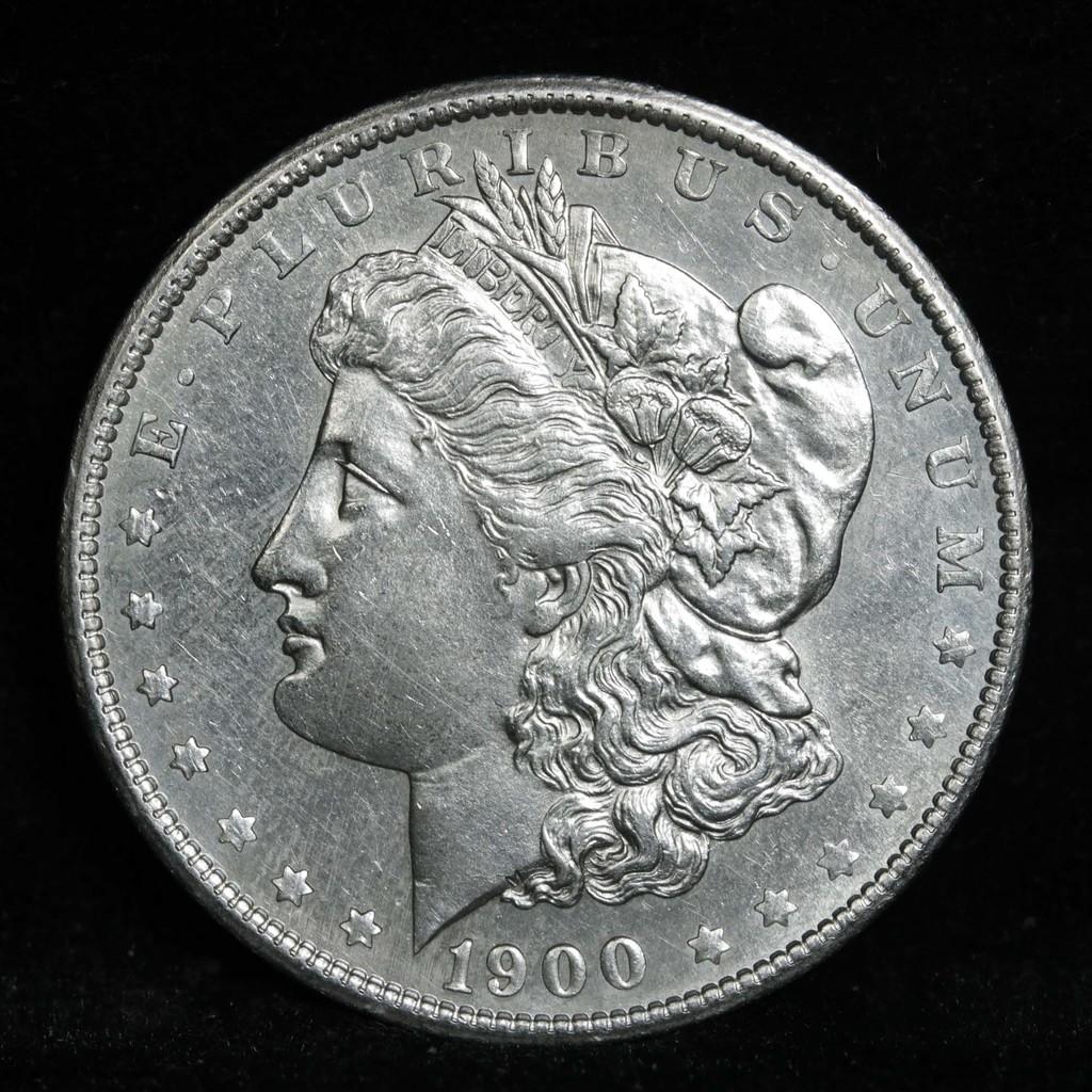 ***Auction Highlight*** 1900-s Morgan Dollar $1 Grades Choice Unc PL (fc)