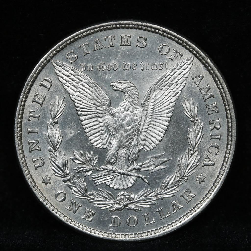 ***Auction Highlight*** 1878-p 8tf Morgan Dollar $1 Grades GEM Unc PL (fc)