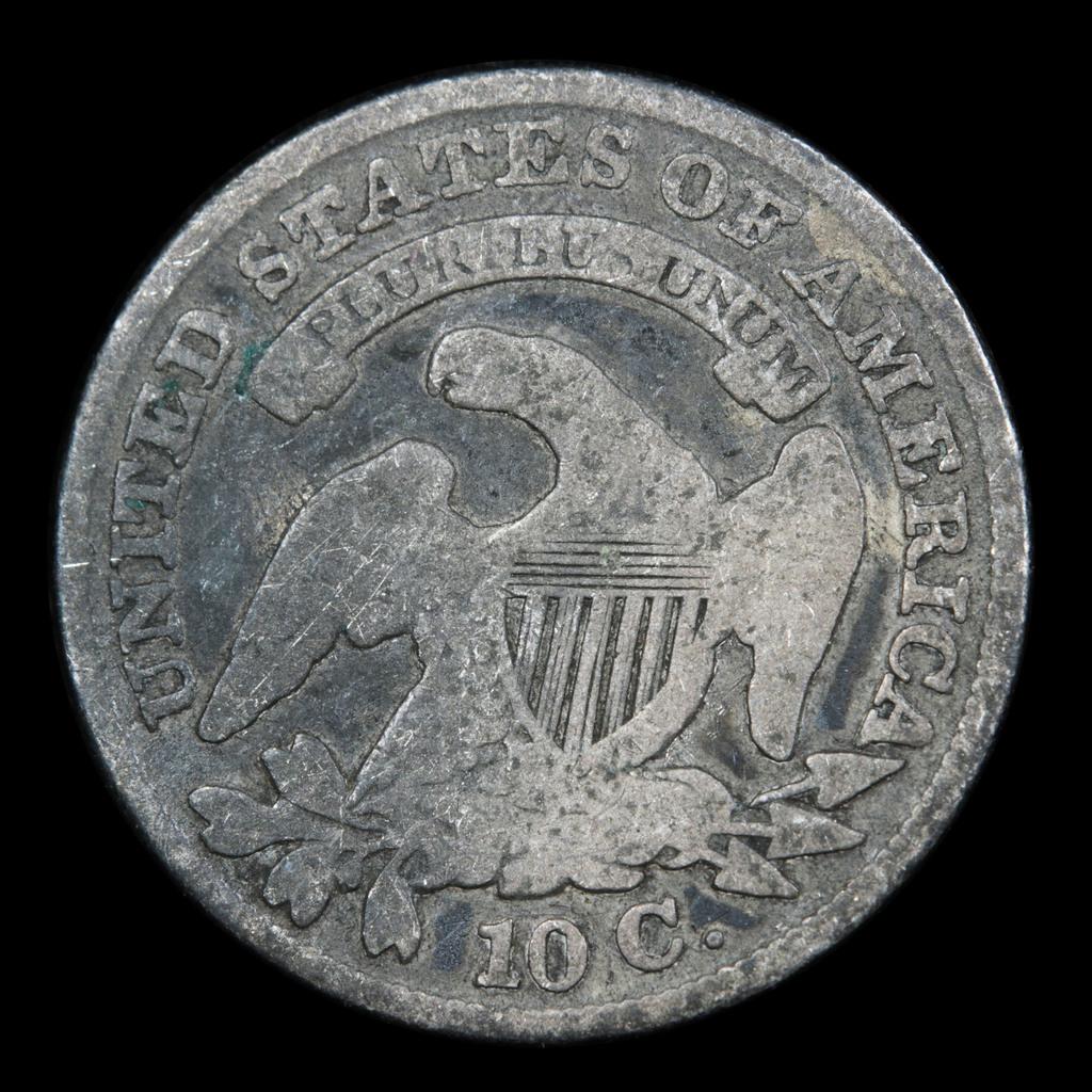 1830 Capped Bust Dime 10c Grades g+