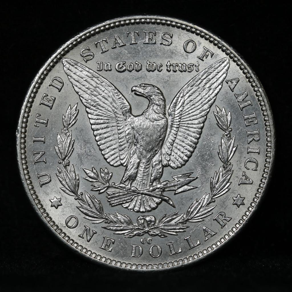 **Auction Highlight** 1890-cc Morgan Dollar $1 Graded Select Unc by USCG (fc)