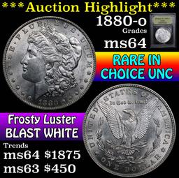 **Auction Highlight** 1880-o Morgan Dollar $1 Graded Choice Unc by USCG (fc)