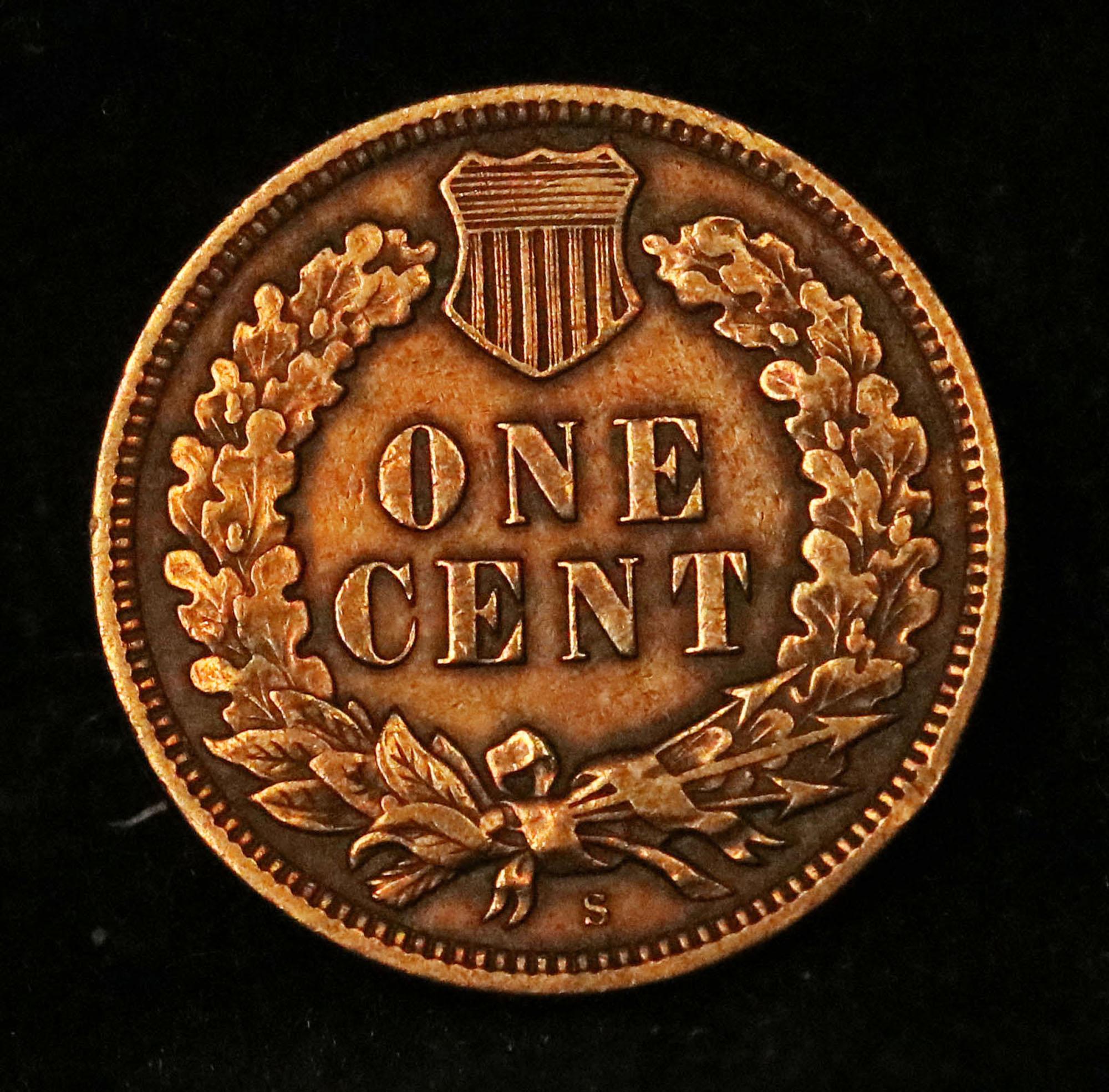 **Auction Highlight** 1909-s Indian Cent 1c Graded xf details by USCG (fc)