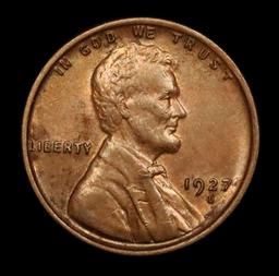 1927-d Lincoln Cent 1c Grades Choice AU/BU Slider