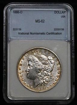 **Auction Highlight** 1886-o Morgan Dollar $1 Graded ms62 by NNC (fc)