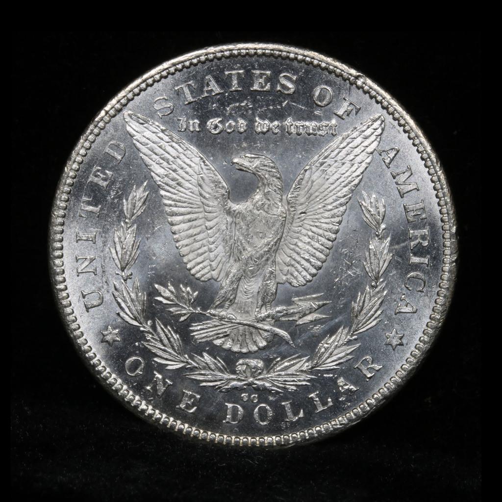 ***Auction Highlight*** 1878-cc Morgan Dollar $1 Graded Choice Unc DMPL by USCG (fc)