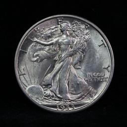 ***Auction Highlight*** 1933-s Walking Liberty Half Dollar 50c Graded Select+ Unc by USCG (fc)