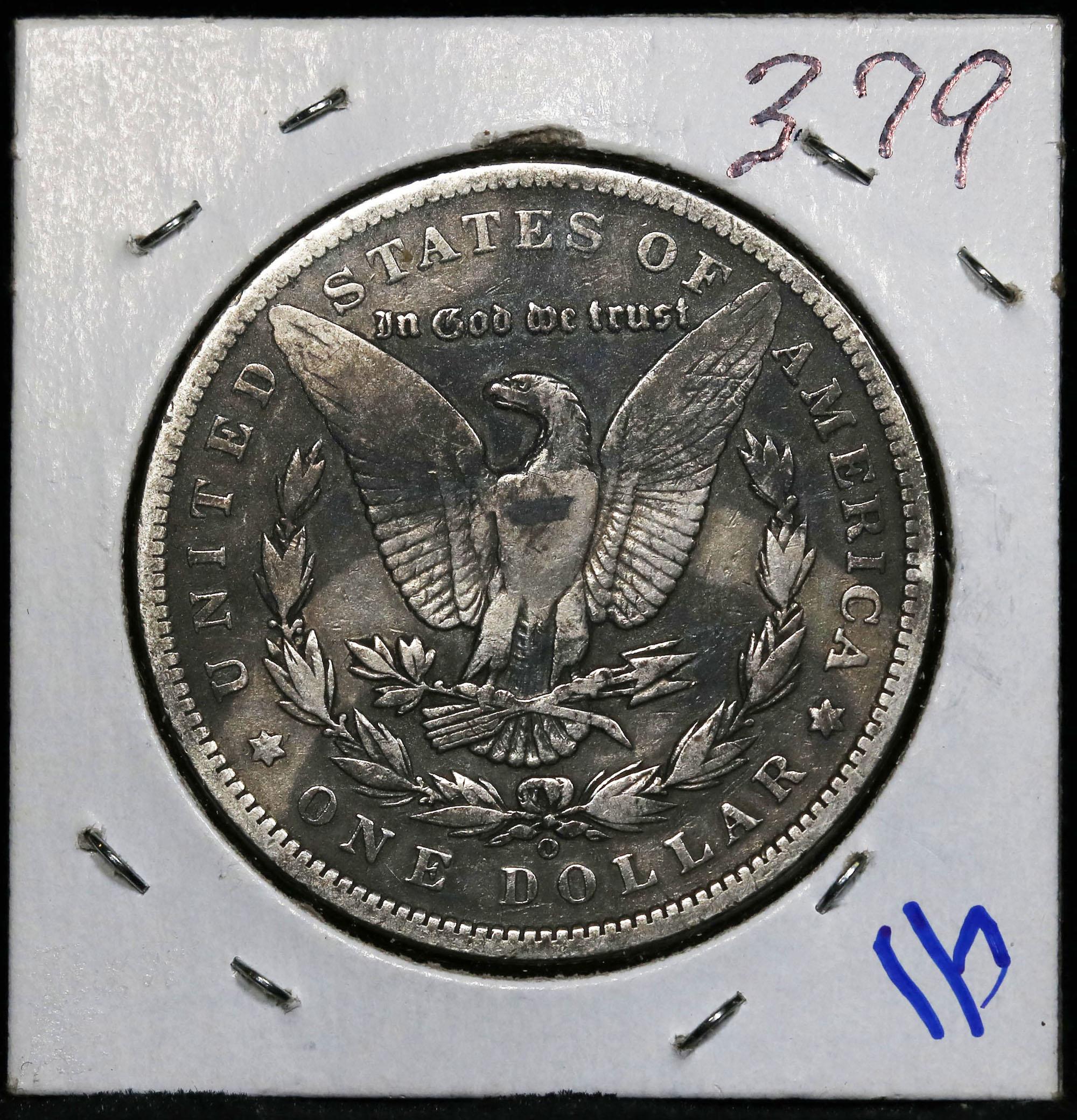 1891-o Morgan Dollar $1 Grades f, fine
