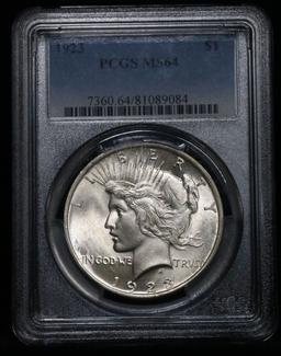 PCGS 1923-p Peace Dollar $1 Graded ms64 by PCGS