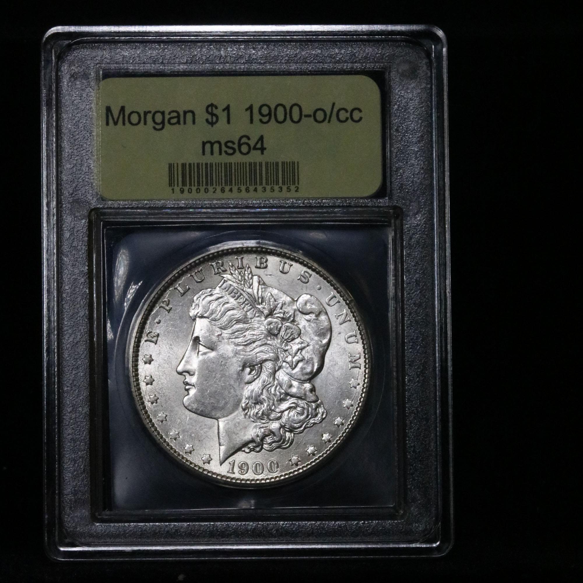 ***Auction Highlight*** 1900-o/cc Morgan Dollar $1 Graded Choice Unc by USCG (fc)