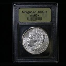 ***Auction Highlight*** 1892-p Morgan Dollar $1 Graded Select+ Unc by USCG (fc)