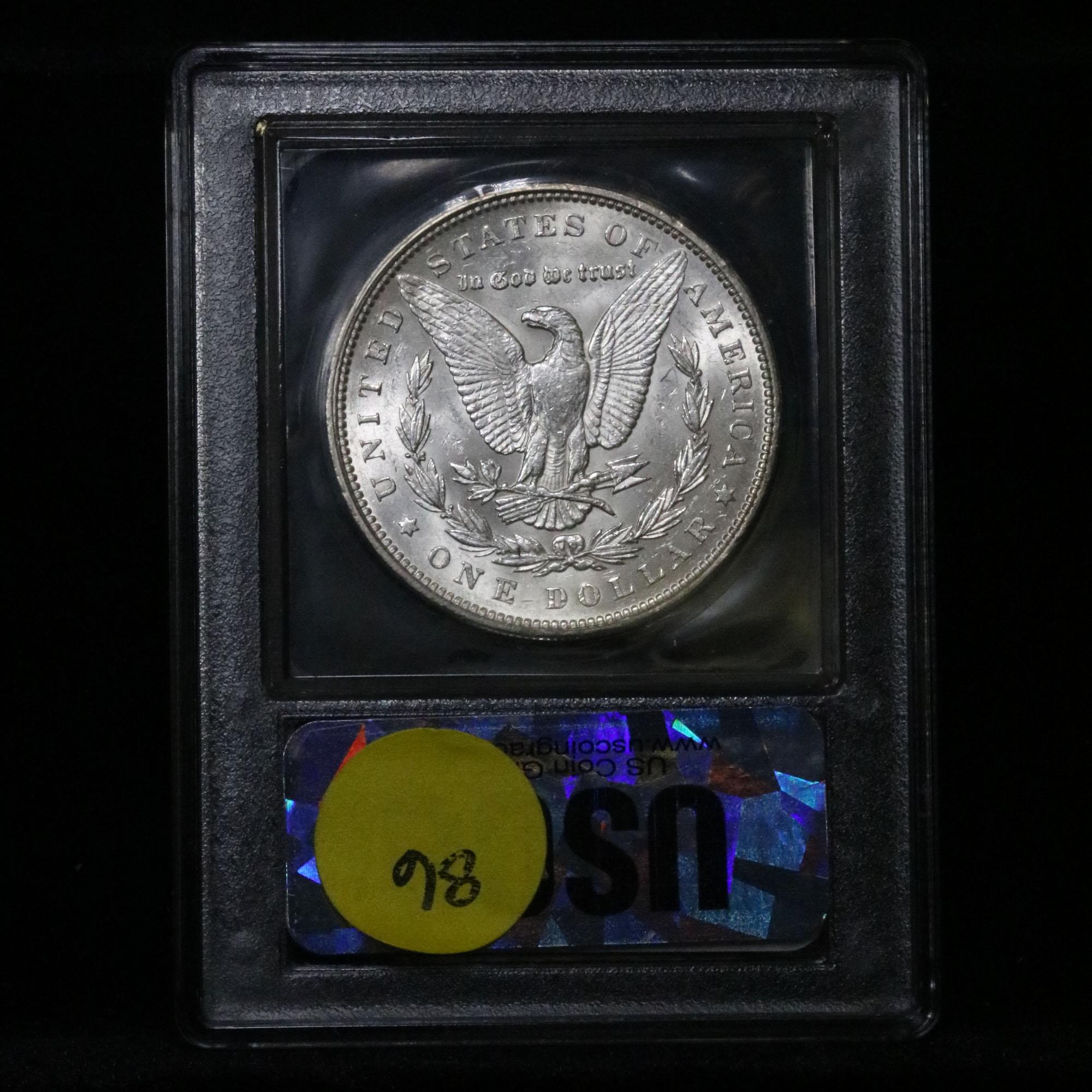 ***Auction Highlight*** 1892-p Morgan Dollar $1 Graded Select+ Unc by USCG (fc)