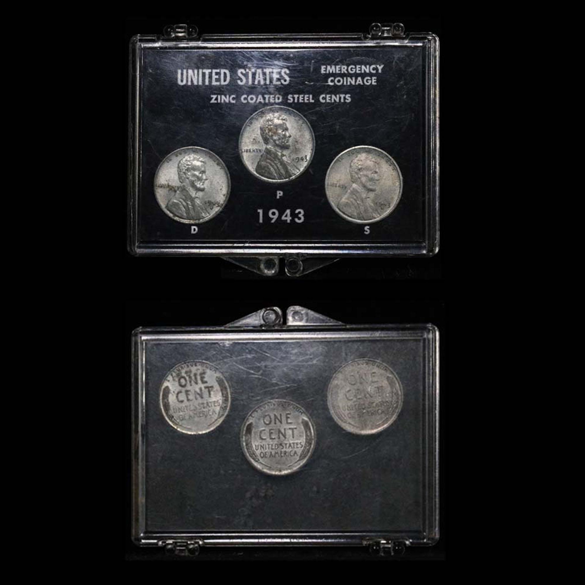 1943 P, S, and D Emergency Coinage