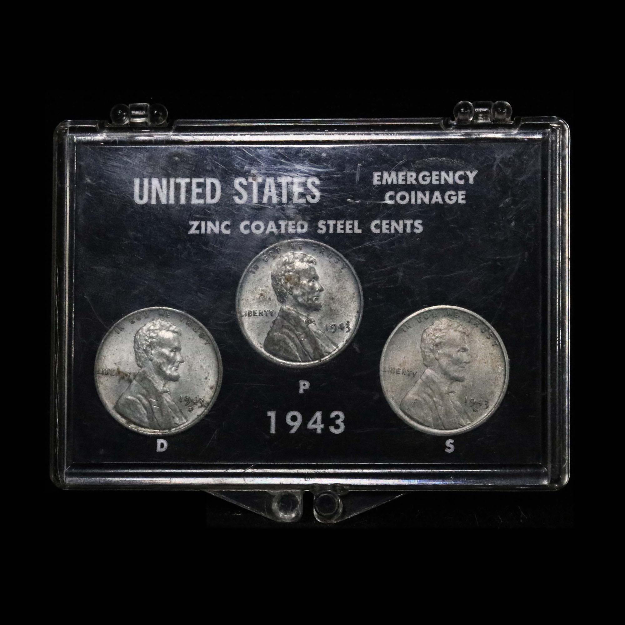 1943 P, S, and D Emergency Coinage