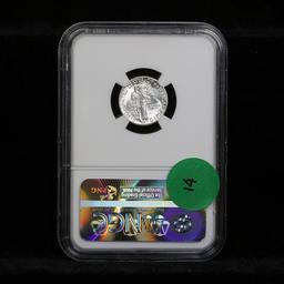 NGC 1944-p Mercury Dime 10c Graded ms64 by NGC