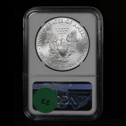 NGC 2017 Silver Eagle Dollar $1 Graded ms69 by NGC