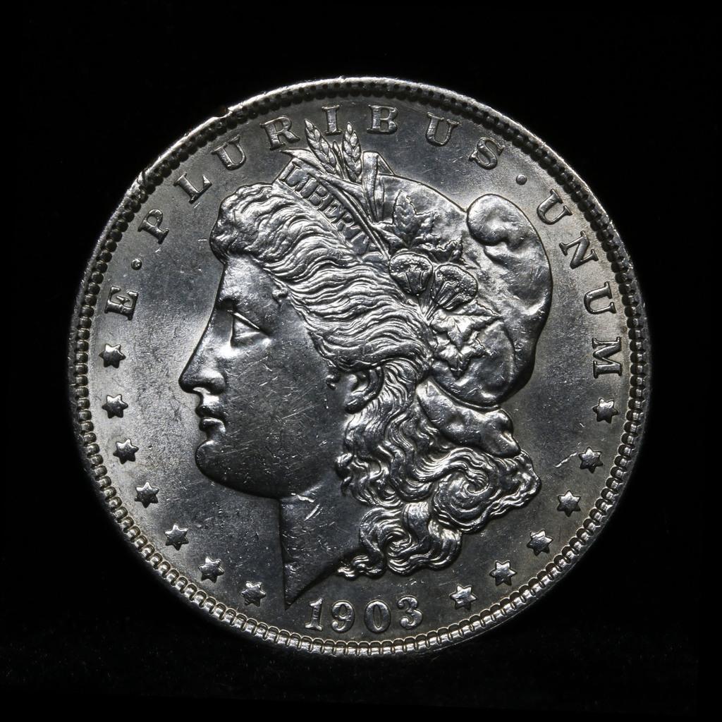 1903-p Morgan Dollar $1 Grades Choice Unc (fc)