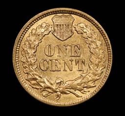 ***Auction Highlight*** 1862 Indian Cent 1c Graded GEM Unc by USCG (fc)