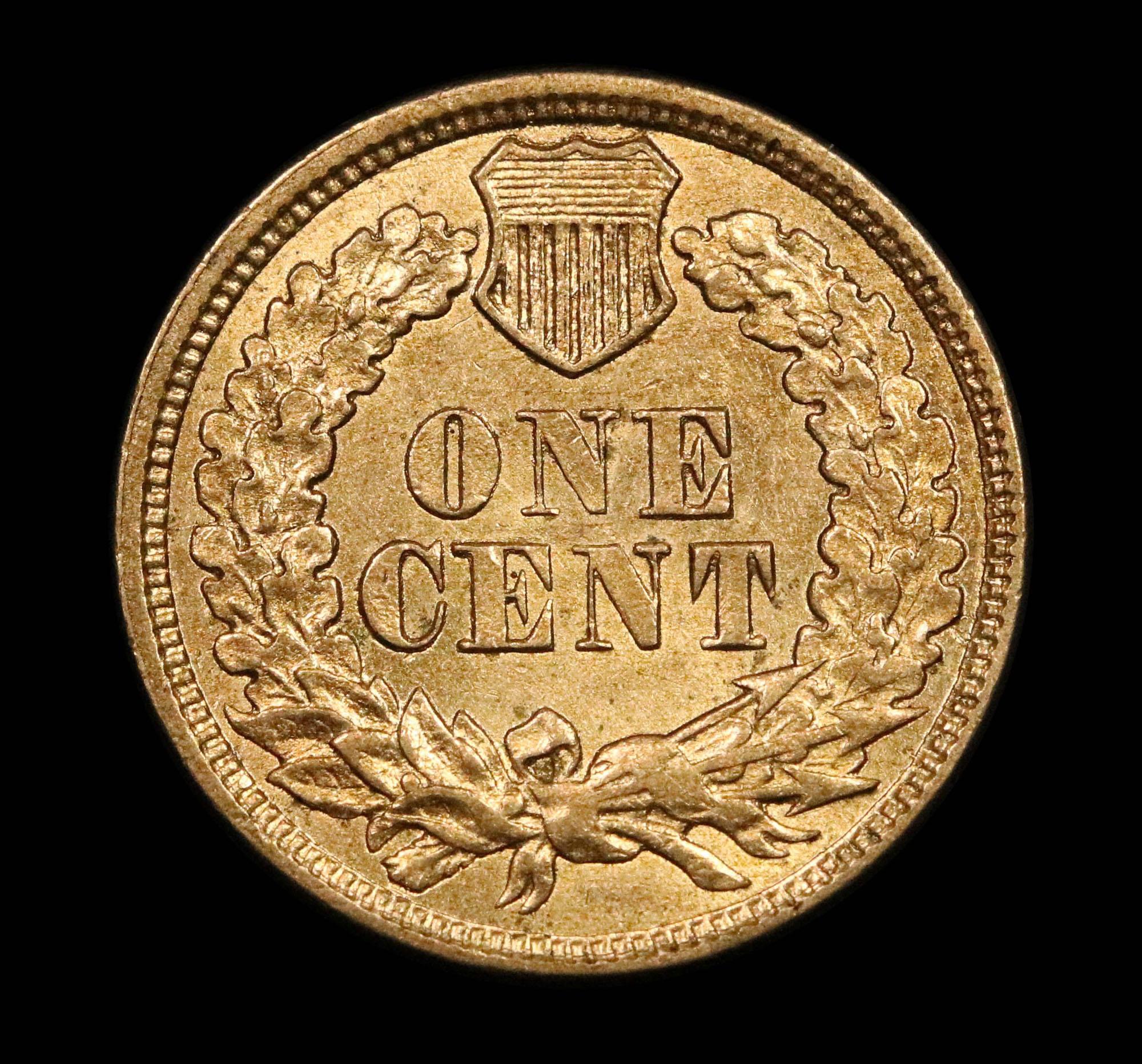 ***Auction Highlight*** 1862 Indian Cent 1c Graded GEM Unc by USCG (fc)