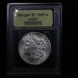 ***Auction Highlight*** 1897-o Morgan Dollar $1 Graded Select Unc by USCG (fc)